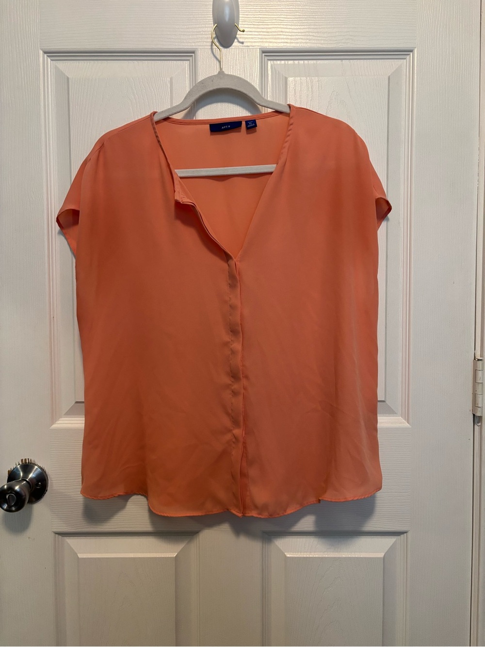 Lightweight Coral Blouse - APT 9